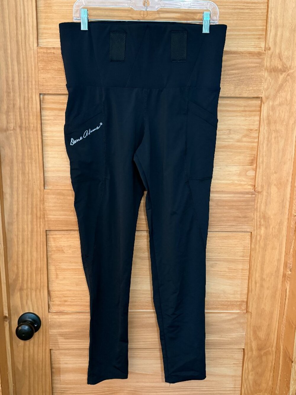 Dene Adams Concealed Carry Tactical Black Ankle Athletic Leggings Women's XL